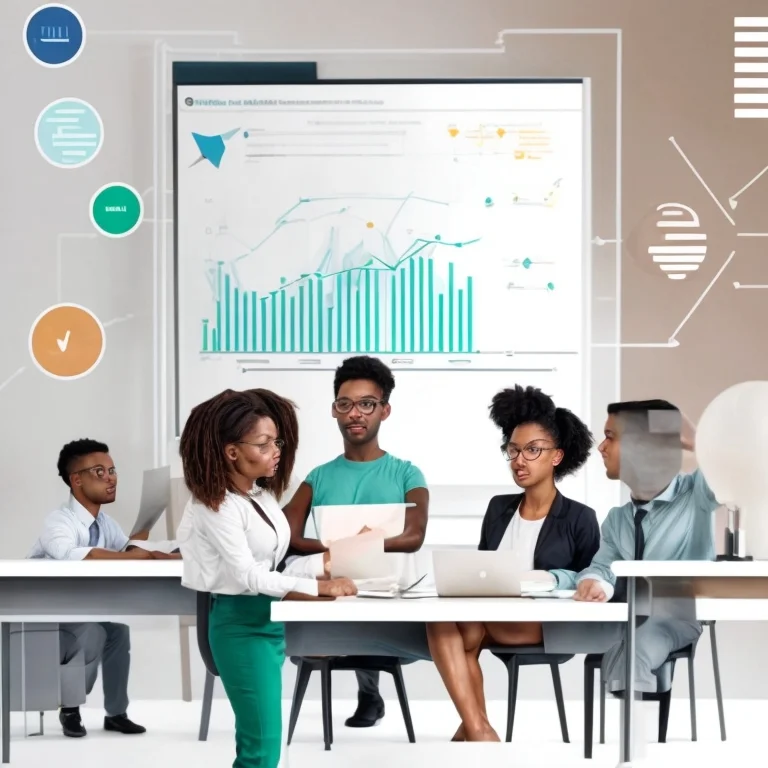 Group discussion at bizwisdompath community event